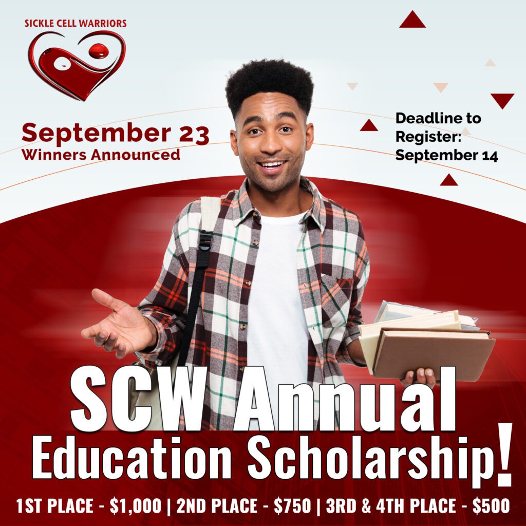 SCW annual education scholarship poster