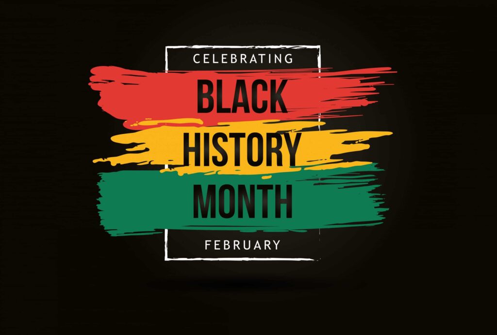 Celebrating Black History Month poster